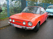 Skoda 110 Coupe im Dresdener Alberthafen zum Dresdener Oldtimermakt 2009
