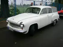 Wartburg 312 Camping im Dresdener Alberthafen zum Dresdener Oldtimermakt 2009