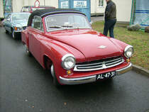 Wartburg 311 Cabrio im Dresdener Alberthafen zum Dresdener Oldtimermakt 2009