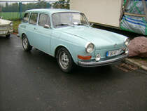 VW 1600TL im Dresdener Alberthafen zum Dresdener Oldtimermakt 2009