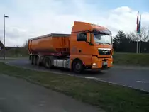 MAN  im Kreisel Munster !