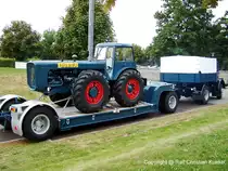 IFA Z 6 mit Tieflade-Anh�nger und geladenem Dutra D4K B - herlicher Zug, besser als frisch vom Werk - fotografiert am 05.09.2009 zum 11. Ostmobil Meeting Magdeburg (OMMMA 2009) - Copyright @ Ralf Christian Kunkel