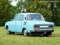 Skoda S 100 - Heckansicht, Limousine aus der ehem. Tschechoslowakei - fotografiert am 05.09.2009 zum 11. Ostmobil Meeting Magdeburg (OMMMA 2009) - Copyright @ Ralf Christian Kunkel