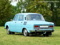 Skoda S 100 - Heckansicht, Limousine aus der ehem. Tschechoslowakei - fotografiert am 05.09.2009 zum 11. Ostmobil Meeting Magdeburg (OMMMA 2009) - Copyright @ Ralf Christian Kunkel