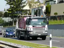 Scania Muldentransporter unterwegs bei Wieden-Heinr�ti am 22.04.2010
