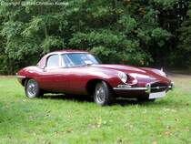 Jaguar E-Type V12 Hardtop Roadster - Baujahr 1968, Grobritannien - fotografiert zu den British Car Classics am 29.09.2007 auf Schlo Hubertushhe in Storkow - Copyright @ Ralf Christian Kunkel