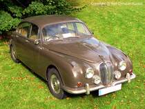 Jaguar Mk II 240 - Baujahr 1967, Grobritannien - fotografiert zu den British Car Classics am 29.09.2007 auf Schlo Hubertushhe in Storkow - Copyright @ Ralf Christian Kunkel