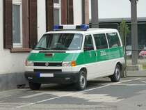 VW TDi vom Deutschen Zoll abgestellt beim Bahnhof Waldshut am 20.05.2010