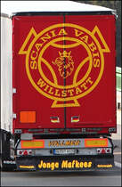 SCANIA VABIS! Oft sieht man dieses Logo auch an der Seite der Zugmaschine....