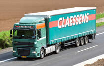 DAF XF  Spedition Claessens , auf der A61 bei Heimerzheim - 17.05.2010