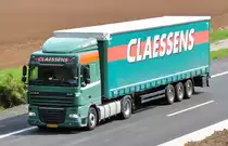 DAF XF  Spedition Claessens , auf der A61 bei Heimerzheim - 17.05.2010