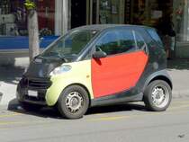 Farbiger Smart in Basel am 29.04.2010