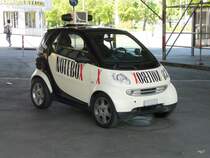 Smart mit Werbung in Basel am 29.04.2010