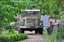 betagter Magirus in einem Dampfmaschinenpark bei Hanau am 16.05.2010