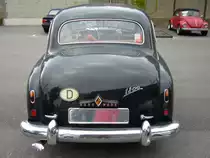 Heckansicht eines Borgward Hansa 1800. 1952-1954. Besucherparkplatz des D�sseldorfer Meilenwerkes.
