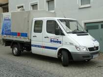 MB Sprinter der Malerfirma BRUNING als Doppelkabiner mit kurzer Ladepritsche in 36088 Hnfeld, Mai 2010