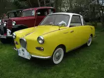 Coup� Goggomobil 250 bei der Oldtimer-Rally, Wohlenberg 01.05.2010