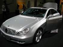 Dies ist ein Mercedes Benz CLS 350 CGI gesehen auf der AMI in Leipzig, 14.04.07.