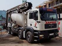 MAN_TGA35.430 bei der Zustellung von Beton bei einer Grobaustelle in Ried i.I.;100423