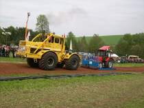 Er hatte leichtes Spiel mit dem Bremsschlitten. K700A beim Russentreffen Oberlungwitz