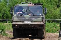 ein MAN der Kat-Baureihedie der Bw auf  Spielstunde  auf dem Gelndekurs in Ptnitz am 02.06.2010