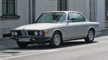 Ein BMW 3.0CS bei der Oldtimer-Rallye in Hls.