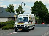Ganz am Schluss der Luxemburgradrundfahrt (Tour de Luxembourg) fuhr der Besenwagen (voiture balai). 05.06.10
