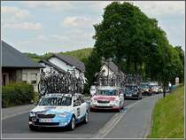 So voll gestopft, wie bei der Luxemburgradrundfahrt (Tour de Luxembourg), ist unsere Strae nicht oft. 05.06.10