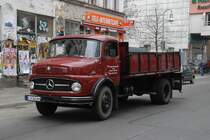 Kohlenwagen in Berlin-Kreuzberg / gesehen in Berlin (Deutschland), 10.04.2010