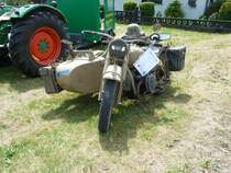 Ural M 72, Bj. 1958, 23 PS, ausgestellt anl. der Feier  850 Jahre Bernhards  am 06.06.2010 in Fulda-Bernhards