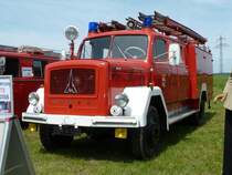Magirus LF 16 TS der Feuerwehr Fulda-Harmerz ausgestellt anl. der Feier  850 Jahre Bernhards  am 06.06.2010 in Fulda-Bernhards 