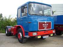 MAN 19.280 Sattelzugmaschine 1978. Oldtimertreffen an der  Alten Dreherei  in M�lheim/Ruhr.