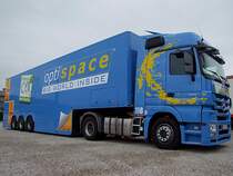 1841 mit Optispace-Auflieger kann 50EUR-Paletten mit je einer H�he bis zu 180cm in zwei Ebenen aufnehmen;100613