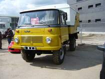 Robur LD 2500 FD 2006 AKF KO von 1969. Es soll sich um ein Fahrzeug handeln, mit dem die Gaspipelines der ehemaligen UdSSR abgefahren worden sind. Oldtimertreffen an der  Alten Dreherei  in M�lheim/Ruhr.