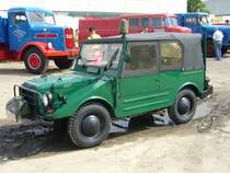 DKW Munga Baujahr 1957. Der Munga wurde von 1956-1968 ca. 46.700 mal gebaut. Hauptabnehmer waren Milit�rs. Oldtimertreffen an der  Alten Dreherei  in M�lheim an der Ruhr.