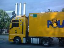 Seitenansicht einer MAN TGX 18.440 Sattelzugmaschine am 14.06.2010 in Berlin-Charlottenburg. 