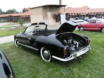 Karmann Ghia aus Spanien beim Karmann Ghia Treffen am 08.08.2009 im Ziegeleimuseum in Lage (Lippe)