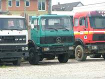 Mercedes 1632 wartet auf Export.