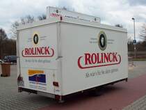 ROLINCK  Als w�r&acute;s f�r Sie allein gebraut Getr�nke Verkaufsanh�nger  gesehen in Hasel�nne 05/04/2010
