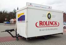 Getr�nke Verkaufsanh�nger ROLINCK    Als w�r&acute;s f�r Sie allein gebraut   gesehen in Hasel�nne 05/04/2010
