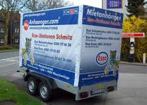 MY Anhaenger.com Mietanh�nger gr��e L ESSO Station Schmitz in Hochlar gesehen am 30/03/2010
