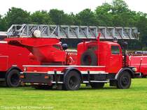 IFA S4000-1 DL 25 Drehleiter - BJ 1965 - fotografiert am 12.06.2010 in Leipzig/ Jahnallee zur Interschutz 2010 - Copyright @ Ralf Christian Kunkel 