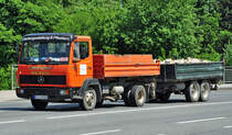 MB 814 mit H�nger einer Baufirma in Euskirchen - 02.06.2010