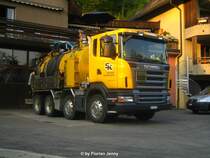 Scania R420 8X4 von Kurt Schneider AG in Meilen. Dieses Bild wurde von meinem Bruder Florian gemacht.