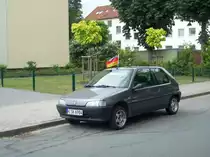 Peeugeot 106 in der Goethestrae/Lehrte am 20.06.2010.