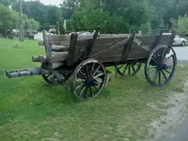 diese Pferdefuhrwerke gab es frher auf jedem Bauernhof,
heute nur noch in Museen,
Juni 2010