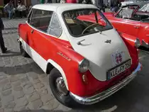 Ein Zndapp Janus, benannt nach dem rmischen Gott mit zwei Gesichtern, da dieses Auto von vorne und hinten fast gleich aussieht.