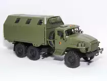 1/87 NVA Ural 375C mit Leicht Absetzbaren Koffer der 2. Grenklasse (LAK II).Modellhersteller dieses Bausatzes ist unbekannt. Vertrieb ber RK Modelle, MAC, u.s.w.