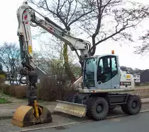 TEREX TW130 Mobilbagger Linkeseitenansicht 27/03/2010 in Herten