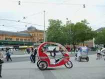 Cityfahrrad am Hauptbahnhof in Hannover am 14.06.2010.